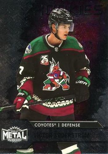 #119 Victor Soderstrom - Arizona Coyotes - 2020-21 Skybox Metal Universe Hockey