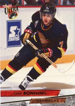 #119 Cliff Ronning - Vancouver Canucks - 1993-94 Ultra Hockey