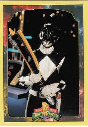 #119 The Black Ranger - 1994 Collect-A-Card Power Rangers