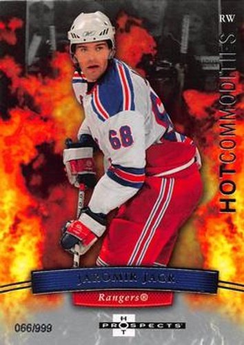 #119 Jaromir Jagr - New York Rangers - 2007-08 Fleer Hot Prospects Hockey