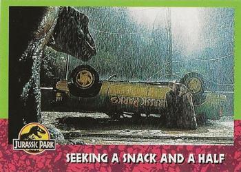 #119 Seeking a Snack and a Half - 1993 Topps Jurassic Park