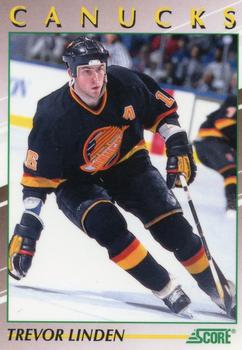 #11 Trevor Linden - Vancouver Canucks - 1991-92 Score Young Superstars Hockey