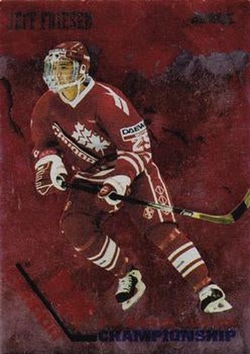 #11 Jeff Friesen Canada - 1993-94 Donruss Hockey - 1994 World Junior Championship Canada