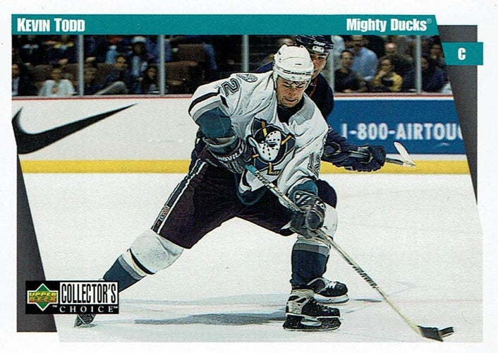 #11 Kevin Todd - Anaheim Mighty Ducks - 1997-98 Collector's Choice Hockey