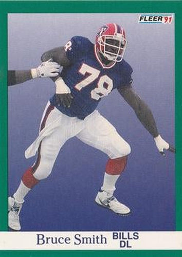 #11 Bruce Smith - Buffalo Bills - 1991 Fleer Football
