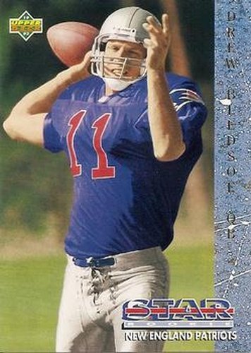 #11 Drew Bledsoe - New England Patriots - 1993 Upper Deck Football