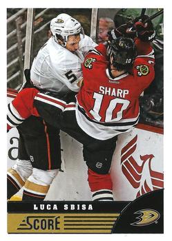 #11 Luca Sbisa - Anaheim Ducks - 2013-14 Score Hockey