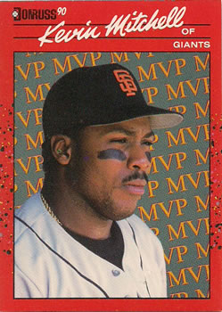 #BC-11 Kevin Mitchell - San Francisco Giants - 1990 Donruss Baseball - Bonus MVP's