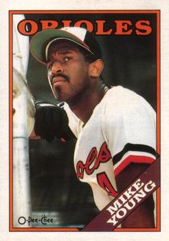 #11 Mike Young - Baltimore Orioles - 1988 O-Pee-Chee Baseball