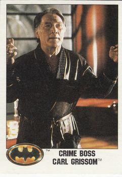 #11 Crime Boss Carl Grissom - 1989 Topps Batman