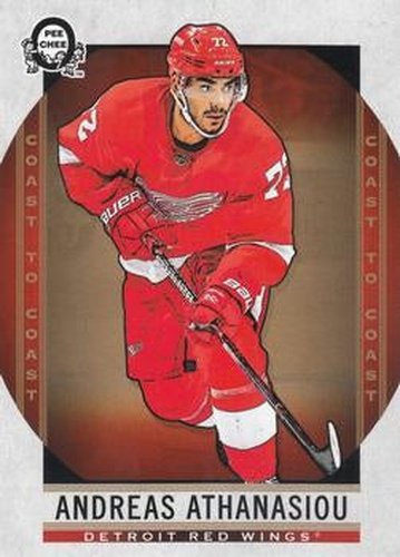#11 Andreas Athanasiou - Detroit Red Wings - 2018-19 O-Pee-Chee Coast to Coast Hockey