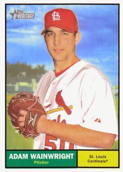 #11 Adam Wainwright - St. Louis Cardinals - 2010 Topps Heritage Baseball