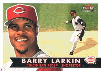 #11 Barry Larkin - Cincinnati Reds - 2001 Fleer Tradition Baseball