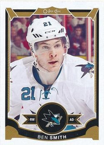 #11 Ben Smith - San Jose Sharks - 2015-16 O-Pee-Chee Hockey
