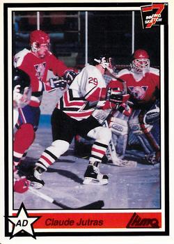 #11 Claude Jutras - Drummondville Voltigeurs - 1990-91 7th Inning Sketch QMJHL Hockey