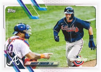 #11 Dansby Swanson - Atlanta Braves - 2021 Topps Opening Day Baseball