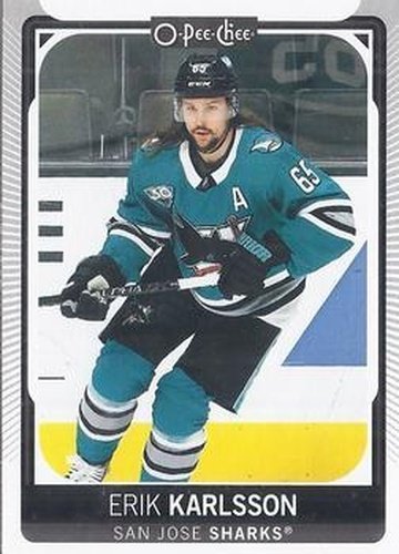 #11 Erik Karlsson - San Jose Sharks - 2021-22 O-Pee-Chee Hockey