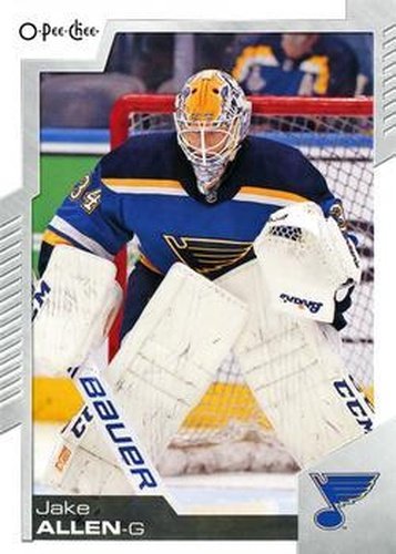 #11 Jake Allen - St. Louis Blues - 2020-21 O-Pee-Chee Hockey