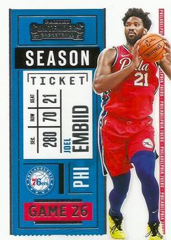 #11 Joel Embiid - Philadelphia 76ers - 2020-21 Panini Contenders Basketball
