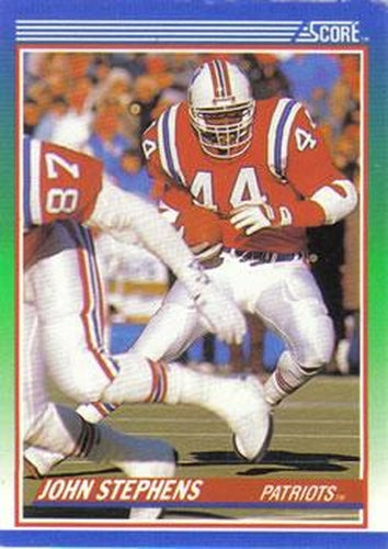 #11 John Stephens - New England Patriots - 1990 Score Football