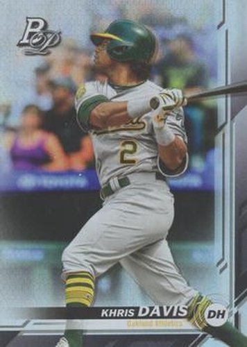 #11 Khris Davis - Oakland Athletics - 2019 Bowman Platinum Baseball