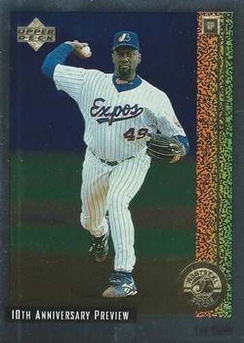 #11 Lee Smith - Montreal Expos - 1998 Upper Deck - 10th Anniversary Preview Baseball
