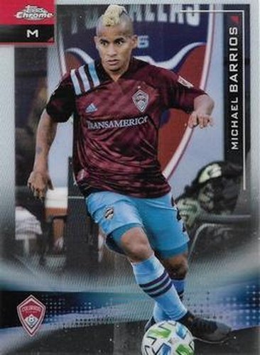 #11 Michael Barrios - Colorado Rapids - 2021 Topps Chrome MLS Soccer