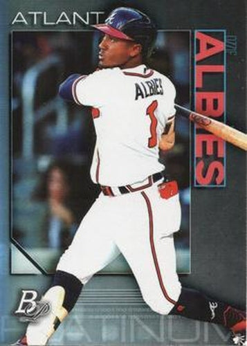 #11 Ozzie Albies - Atlanta Braves - 2020 Bowman Platinum Baseball
