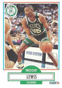 #11 Reggie Lewis - Boston Celtics - 1990-91 Fleer Basketball