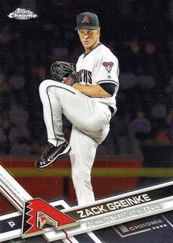 #11 Zack Greinke - Arizona Diamondbacks - 2017 Topps Chrome Baseball