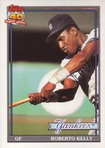 #11 Roberto Kelly - New York Yankees - 1991 O-Pee-Chee Baseball