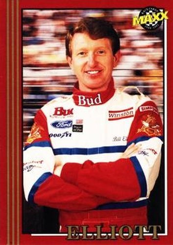 #11 Bill Elliott - Junior Johnson & Associates - 1992 Maxx Racing