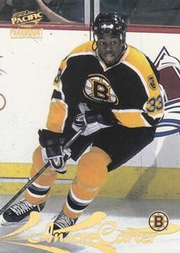 #11 Anson Carter - Boston Bruins - 1997-98 Pacific Paramount Hockey
