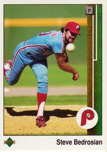 #511 Steve Bedrosian - Philadelphia Phillies - 1989 Upper Deck Baseball