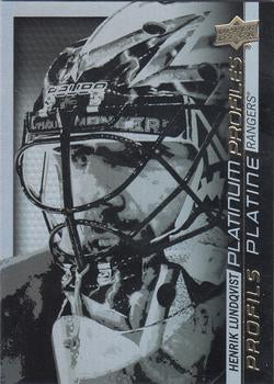 #SS-11 Henrik Lundqvist - New York Rangers - 2015-16 Upper Deck Tim Hortons Hockey - Platinum Profiles