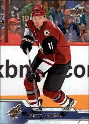 #11 Martin Hanzal - Arizona Coyotes - 2016-17 Upper Deck Hockey