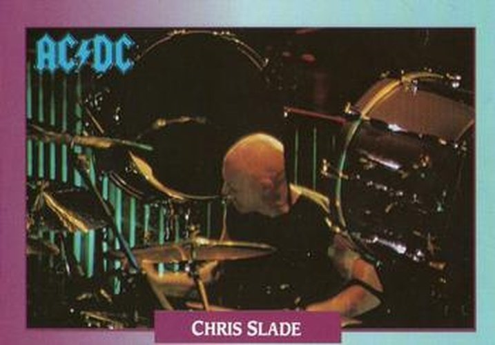 #11 Chris Slade - 1991 Brockum Rock Cards