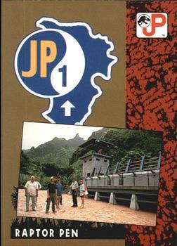 #11 Raptor Pen / Control Room - 1993 Topps Jurassic Park