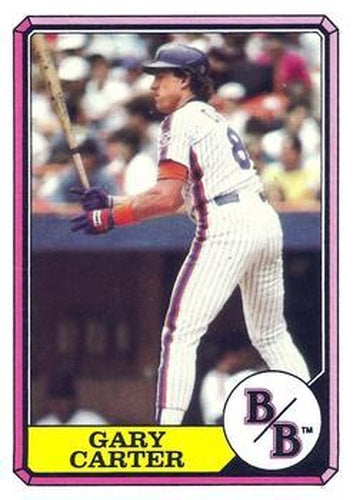 #11 Gary Carter - New York Mets - 1987 Topps Boardwalk and Baseball