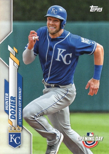 #120 Hunter Dozier - Kansas City Royals - 2020 Topps Opening Day Baseball