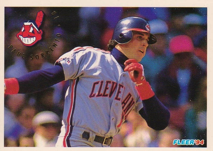 #120 Paul Sorrento - Cleveland Indians - 1994 Fleer Baseball