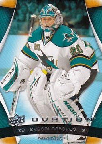 #120 Evgeni Nabokov - San Jose Sharks - 2009-10 Upper Deck Ovation Hockey