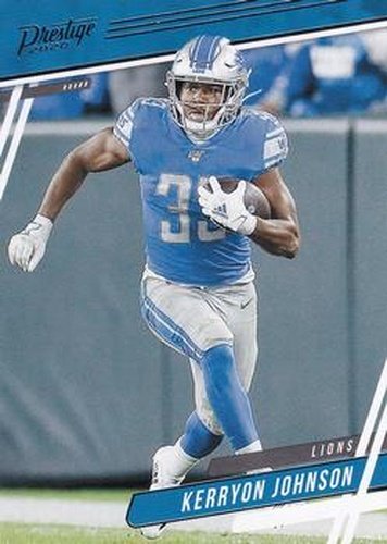 #120 Kerryon Johnson - Detroit Lions - 2020 Panini Prestige Football