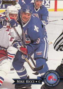 #120 Mike Ricci - Quebec Nordiques - 1995-96 Donruss Hockey