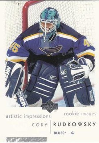 #120 Cody Rudkowsky - St. Louis Blues - 2002-03 UD Artistic Impressions Hockey