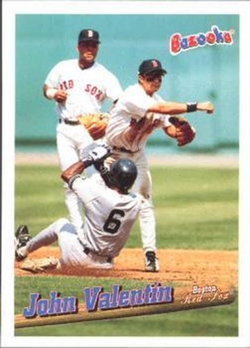 #120 John Valentin - Boston Red Sox - 1996 Bazooka Baseball