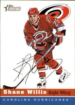 #120 Shane Willis - Carolina Hurricanes - 2000-01 Topps Heritage Hockey