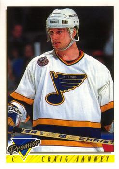#120 Craig Janney - St. Louis Blues - 1993-94 O-Pee-Chee Premier Hockey