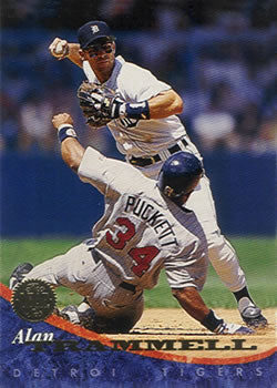 #120 Alan Trammell - Detroit Tigers - 1994 Leaf Baseball
