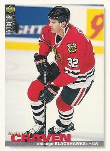 #120 Murray Craven - Chicago Blackhawks - 1995-96 Collector's Choice Hockey